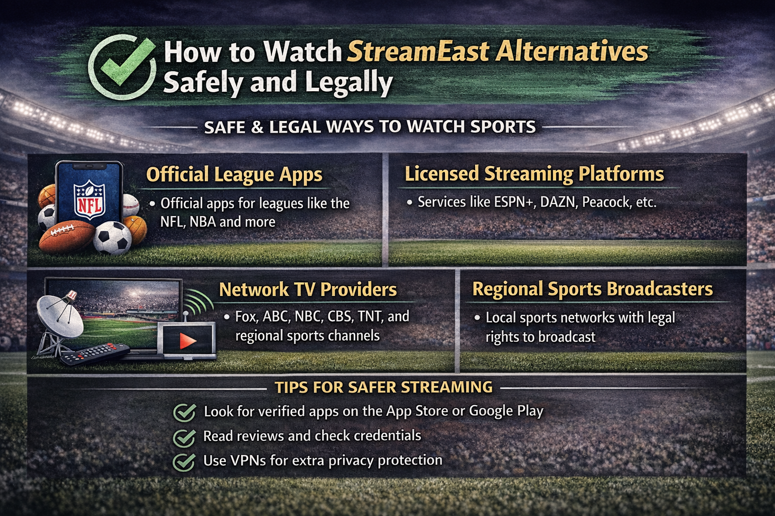 Is StreamEast Illegal