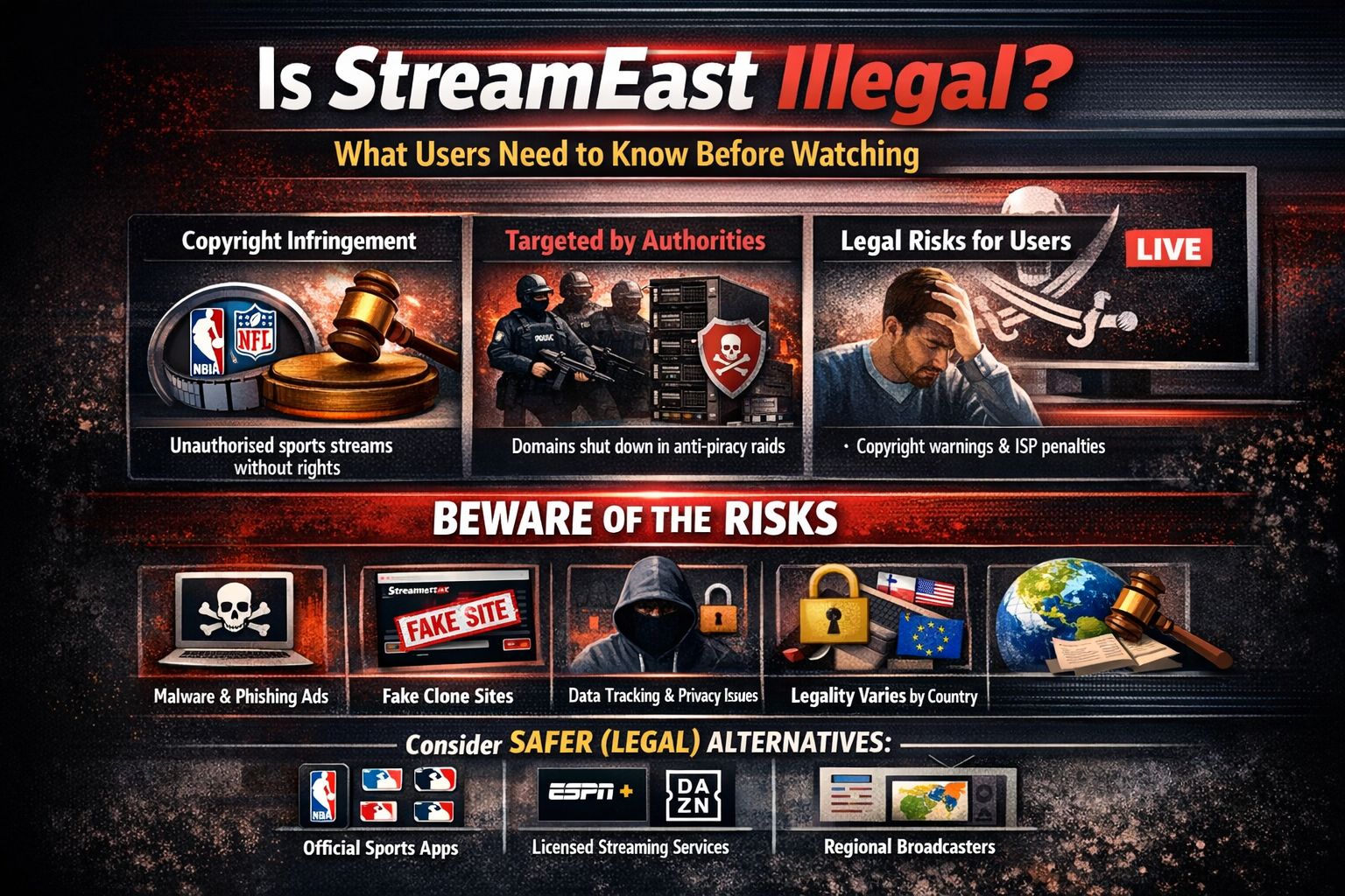 How to Watch StreamEast Alternatives Safely and Legally