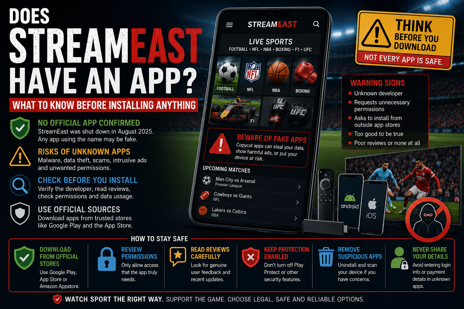 StreamEast Have an App