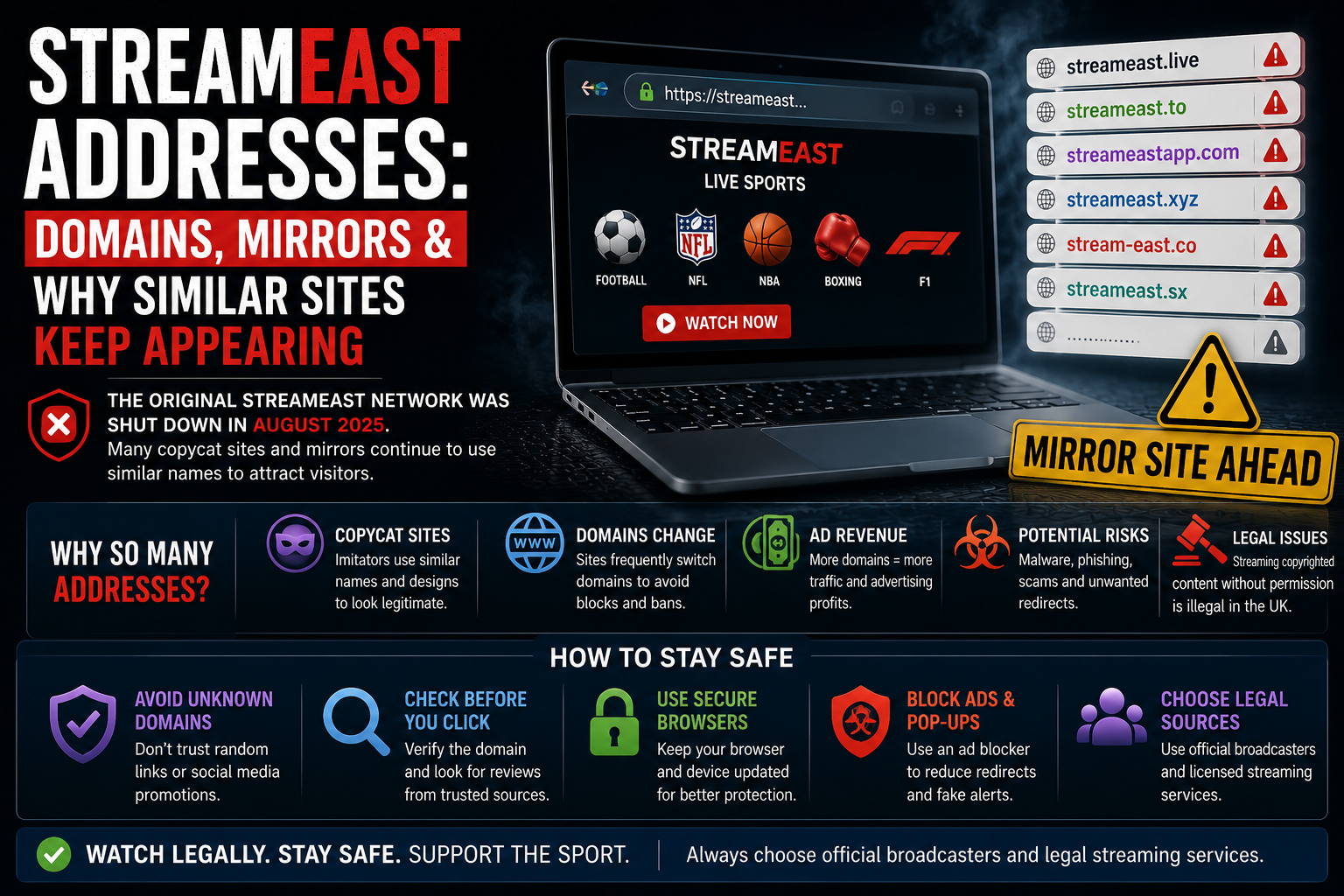 StreamEast on Smart TV